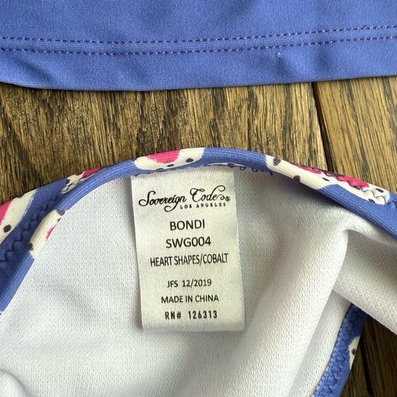 Sovereign Code Kids Rashguard Set - Blue and Pink Floral 18-24 months baby swim - Picture 5 of 8